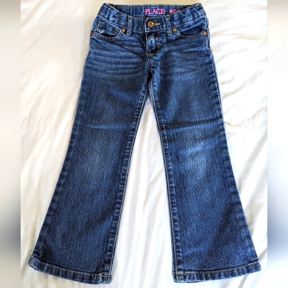 Children's Place Bootcut Denim Jeans, US Size 5